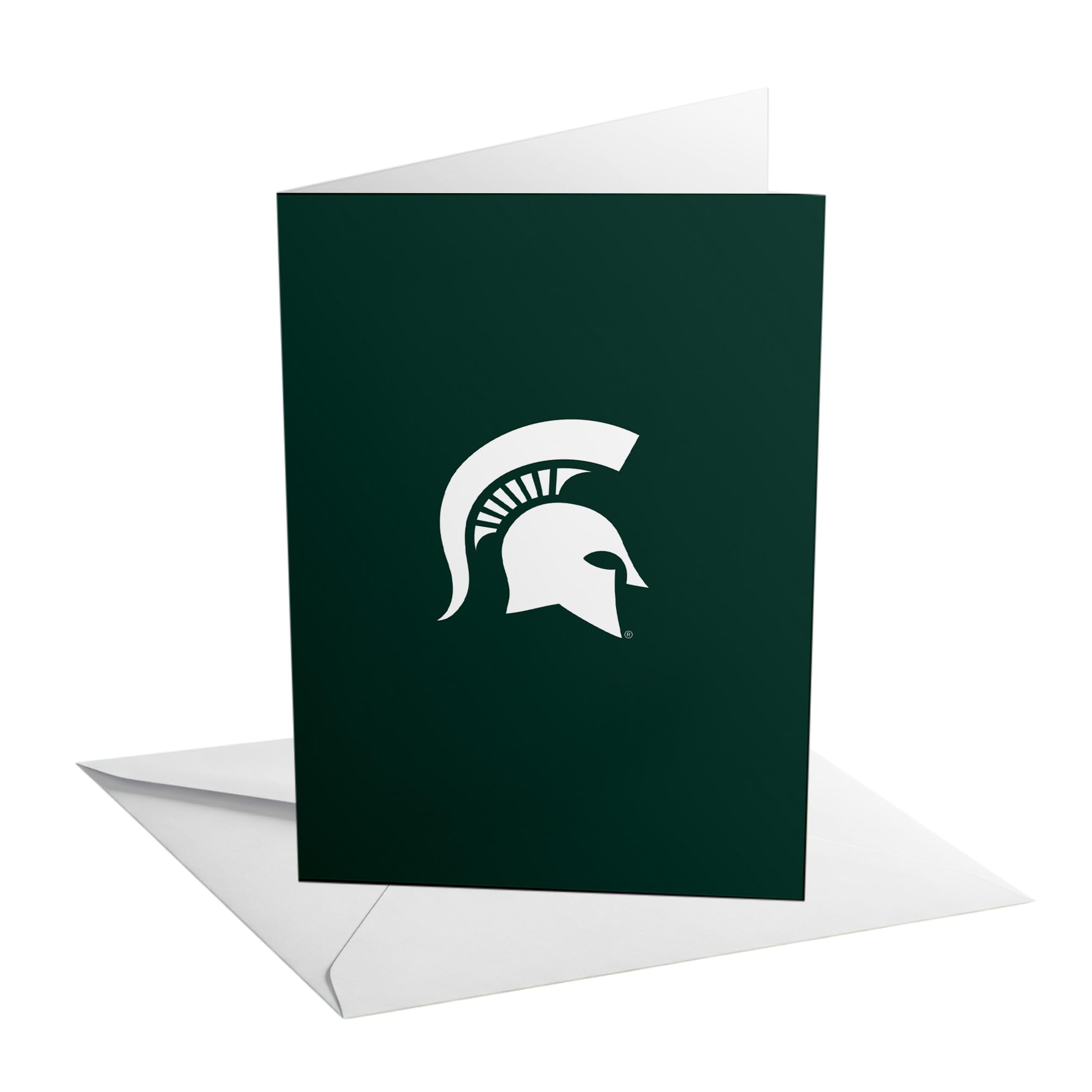 Desert Cactus Michigan State University 5x7 Inch Greeting Card Spartans MSU Single Folded Cardstock with Envelope Party Celebration Officially