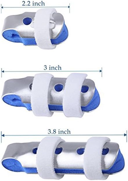 Flash Deals - 50% OFF ROSENICE 3-Size Pack Finger Splints for Finger Knuckle Immobilization of Adults Children Exclusive Discount 90% Price ROSENICE 3-Size Pack Finger Splints for Finger Knuckle Immobilization of Adults Children