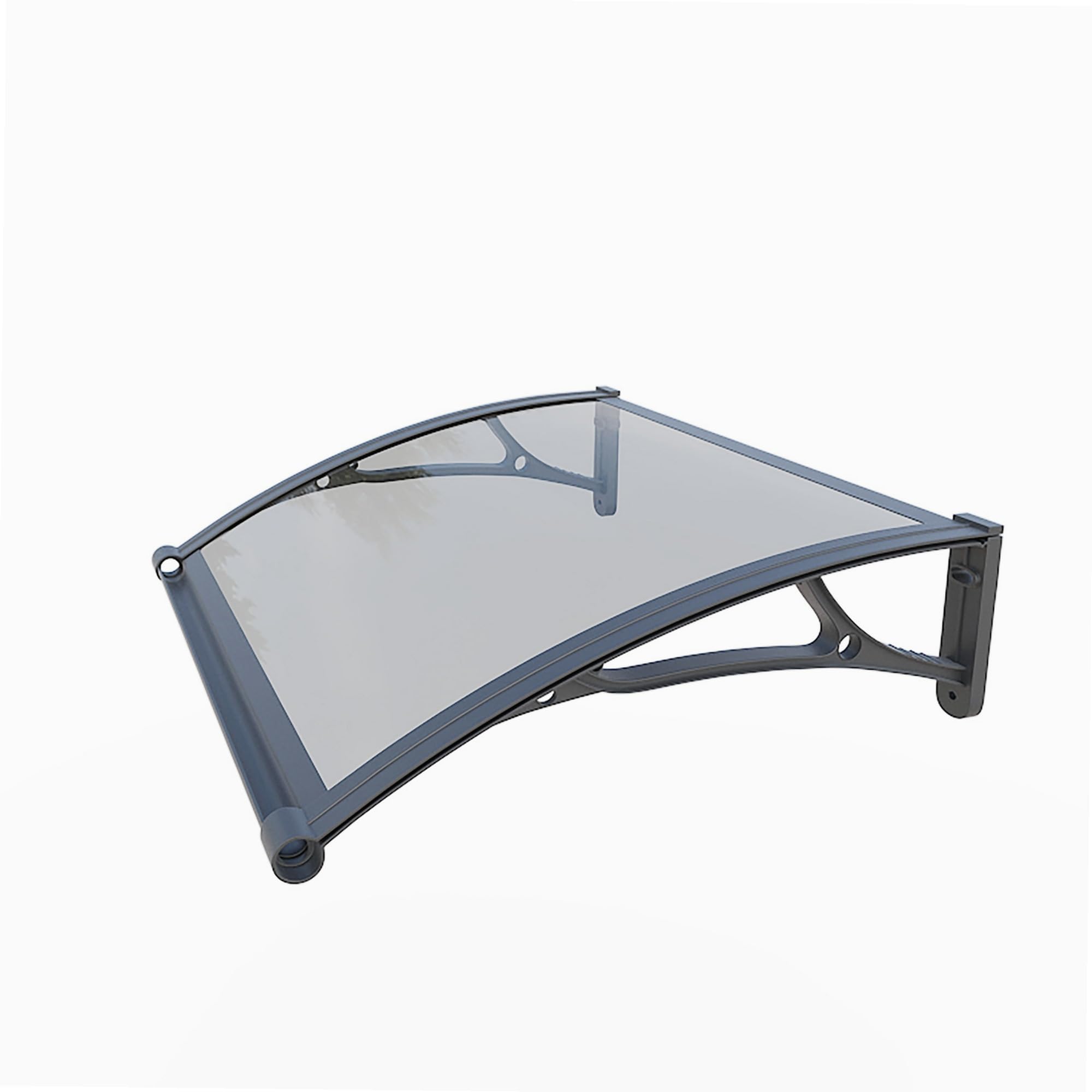 WERKA PRO Marquise in Alluminio e policarbonato 80 x 150 cm