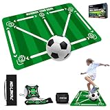 Soccer Training Equipment,Soccer Training Mat Improve Strength,Agility and Coordination,Anti-Slip Silent Absorption Soccer Footwork Training Mat,Soccer Trainer for Indoor/Outdoor Drills