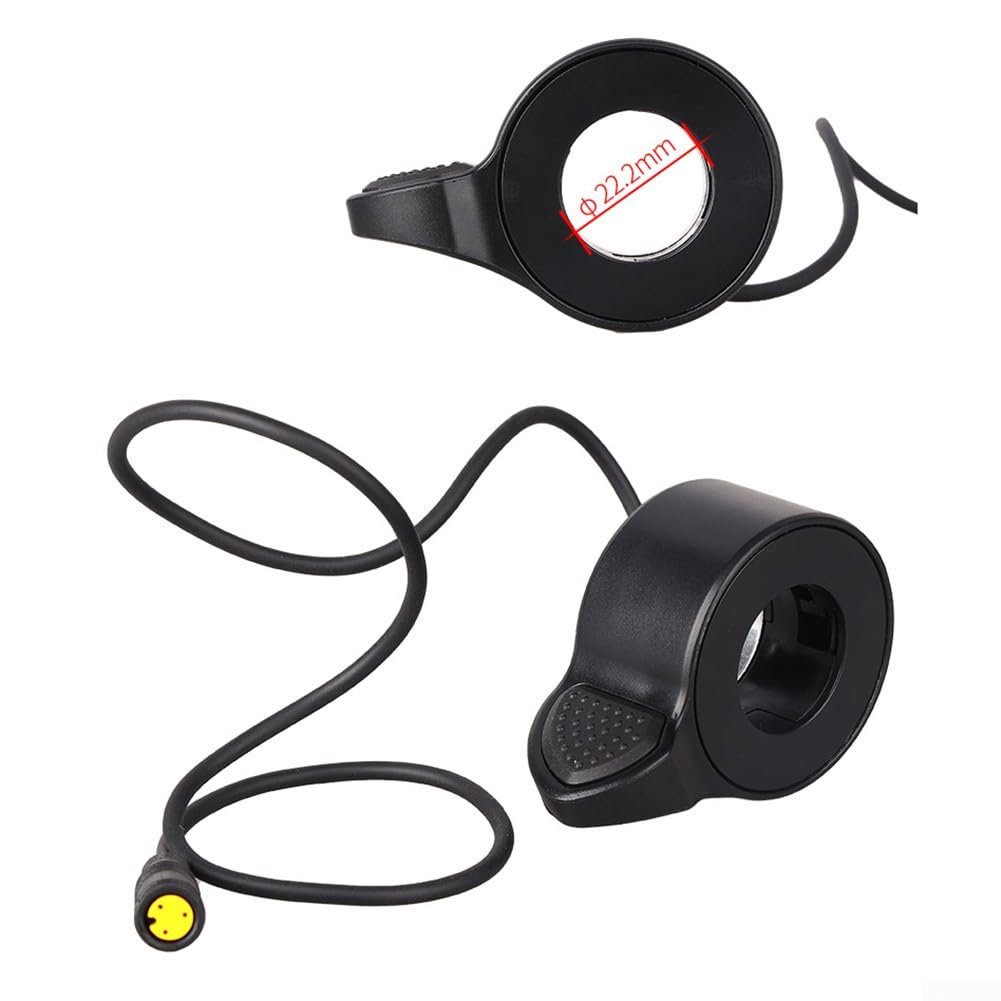 Acceleratore a pollice, manopola di controllo della velocità delle dita, acceleratore a pollice per bici elettrica da 36/48 V, compatibile con motore per Bafang BBS01 02 HD per M600 M400 G340
