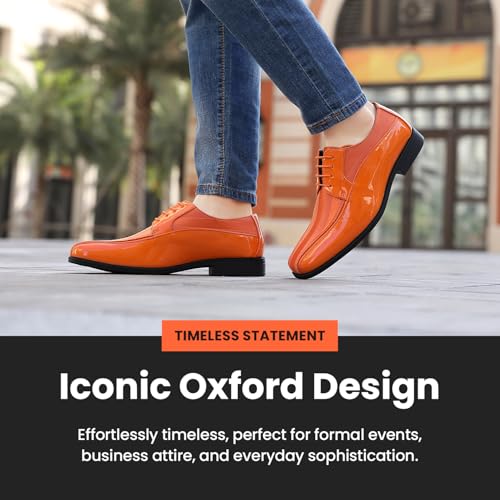 Image of Viotti 179, Casual Dress Oxford Shoes for Men, Satin Striped Lace-Ups, Men's Business Casual Leather & Satin Shoe, for All Formal Occasions