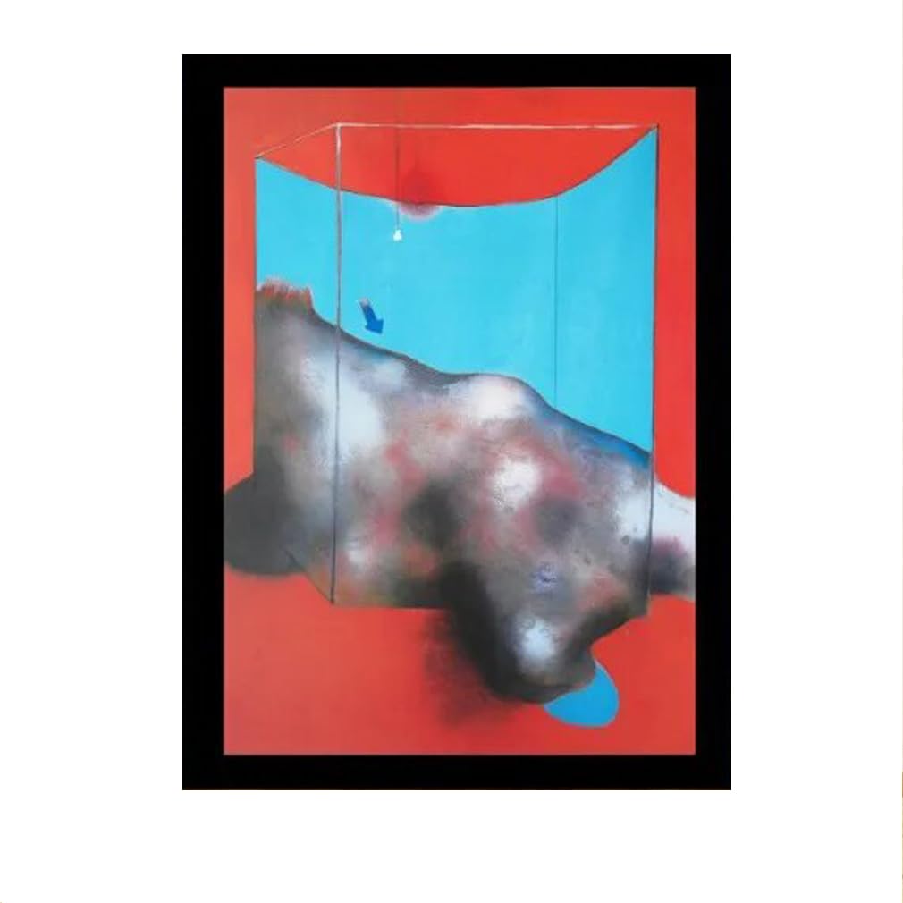 SSLDP LFHLI Francis Bacon Exhibition Poster Weird Style Wall Art Francis Bacon Canvas Painting And Prints Modern Home Decor Picture 50x70cm No Frame