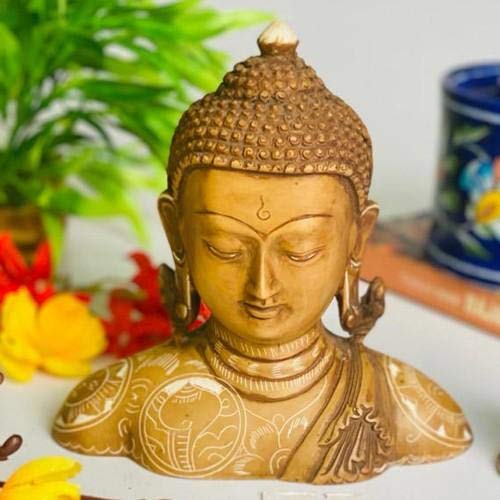 Buy Original Nepali Buddha Bust fine Etching Work. Online at Low Prices in India Amazon.in