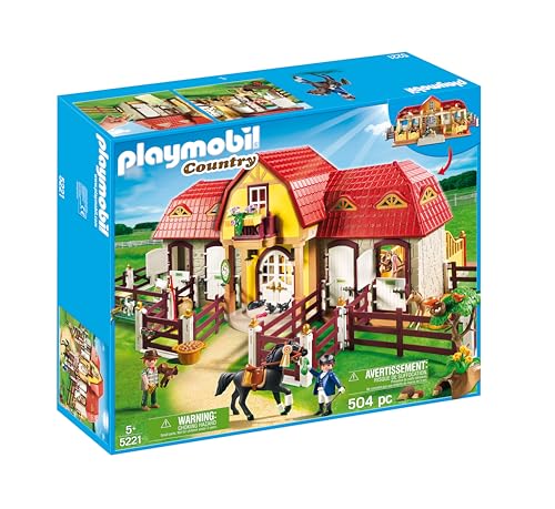 PLAYMOBIL Country 5221 Granja de Ponis con Establo, A Partir de 5 años