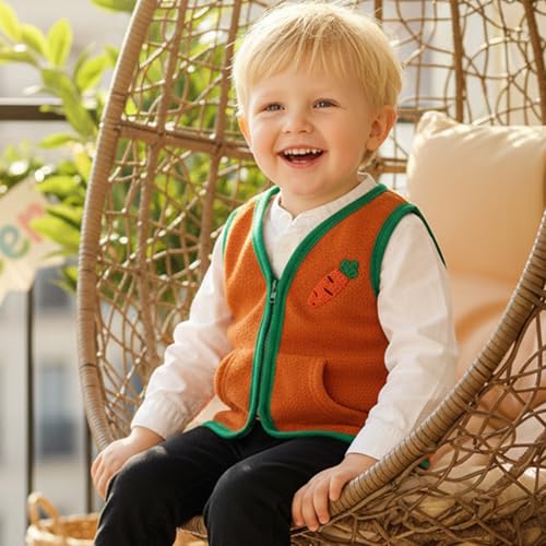 Image of Toddler Baby Girl Boys Sleeveless Fleece Plush Vest Sherpa Waistcoat