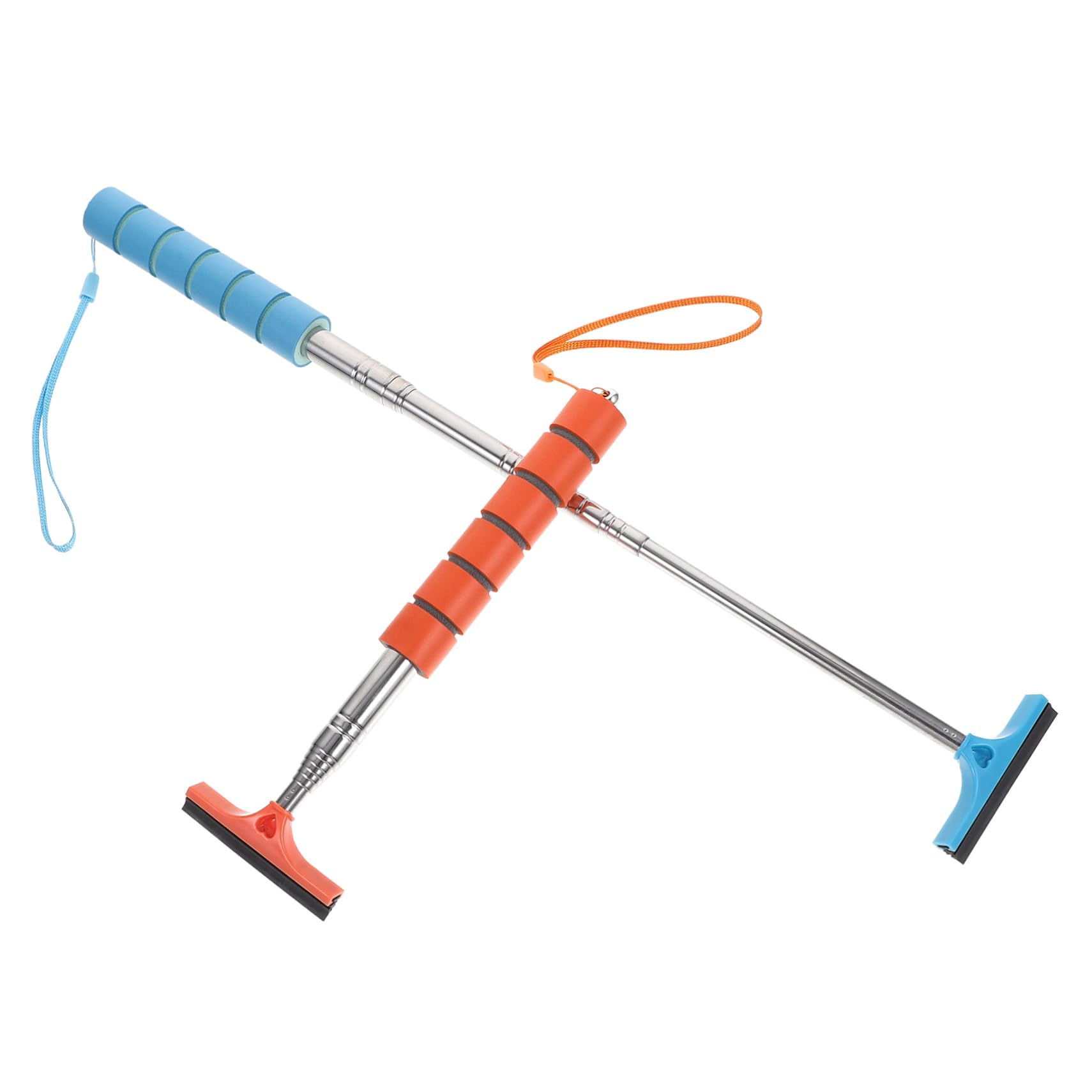 HOLIDYOYO Rear View Mirror Squeeze Side Mirror Squeegee Car Windshield Cleaner Tool Retractable Wipers