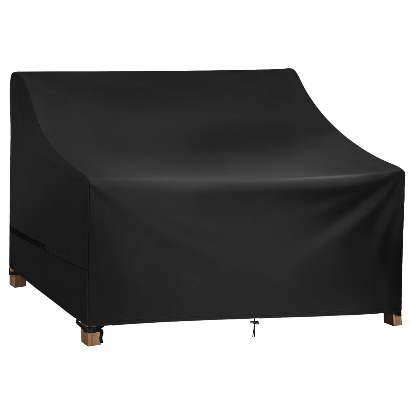 Funda Sofá de 3 Plazas, Fundas Muebles Jardin Exterior Impermeable, 600D Tela Oxford Protección contra la lluvia, el Viento, el sol y el Desgarro, Funda Sofa Exterior (165x70x65/94cm)