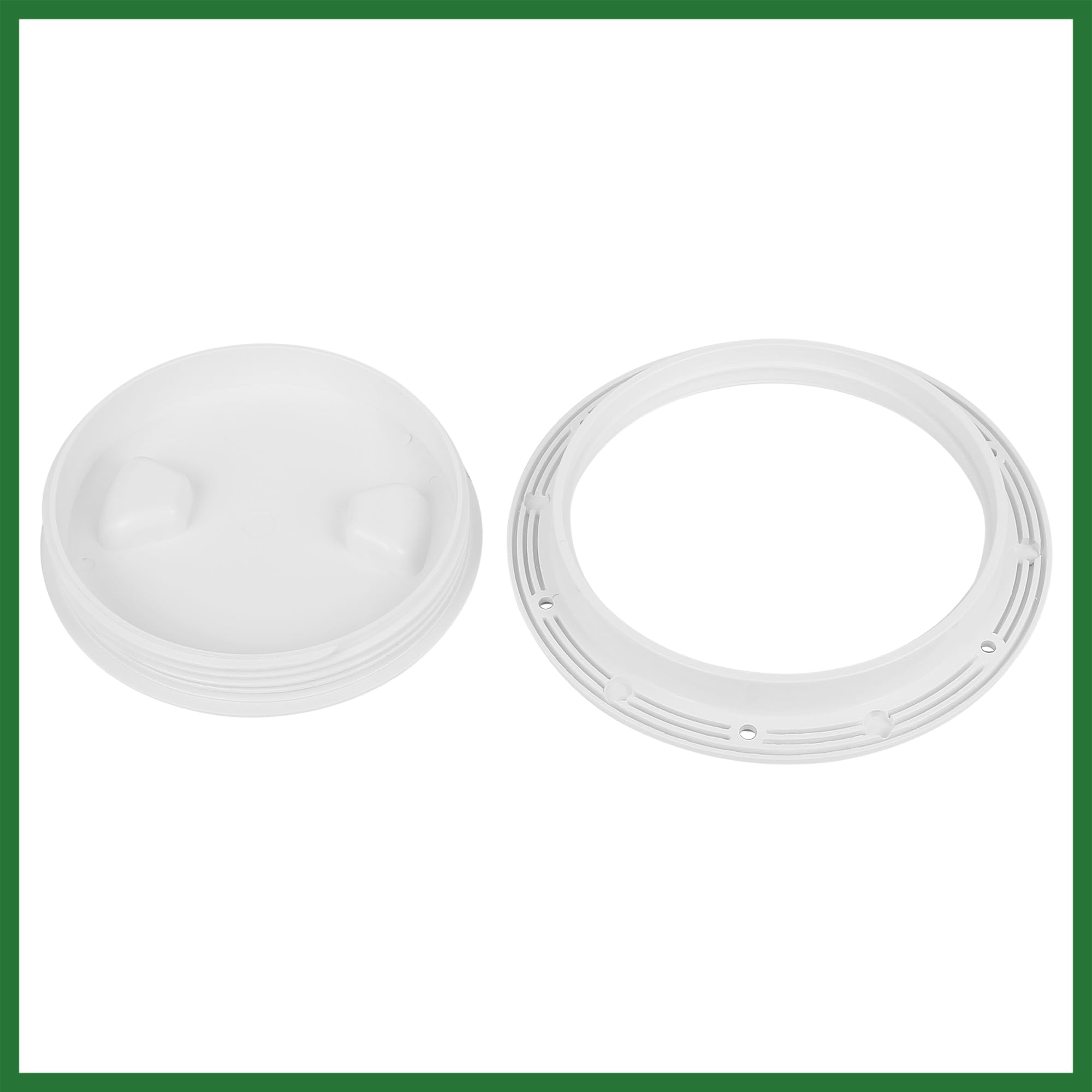 Motoforti 6" Boat White Circular Inspection Hatch Deck with Detachable Cover Long-lasting - Image 4
