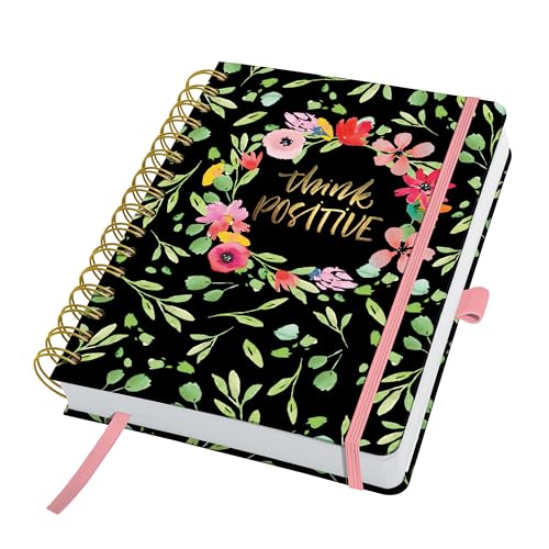 SIGEL JP200 Jolie Agenda sobremesa diaria sin fecha - Flower Love - 120 g/m² - 16,8 x 21,5 cm - hardcover - 240 páginas - negro, verde, rosa - imagen 2