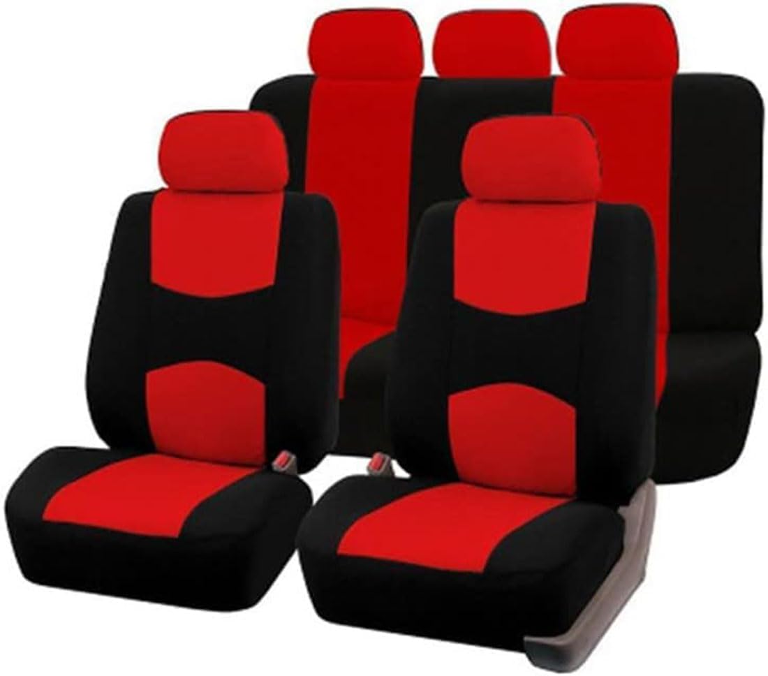 Car Seat Covers,Compatible with Ford Ecosport 2013-2017,Car Accessories Interior,A-Red