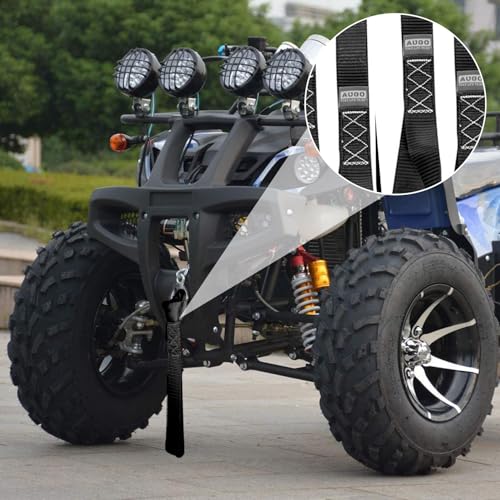 Spanngurt Set 800kg 25mm x 30cm (4 Stück) – Zurrschlaufen & Gurtschlaufen für Motorrad, Fahrrad, Auto, Anhänger – Robuste Spanngurte mit hoher Belastbarkeit für sicheren Transport