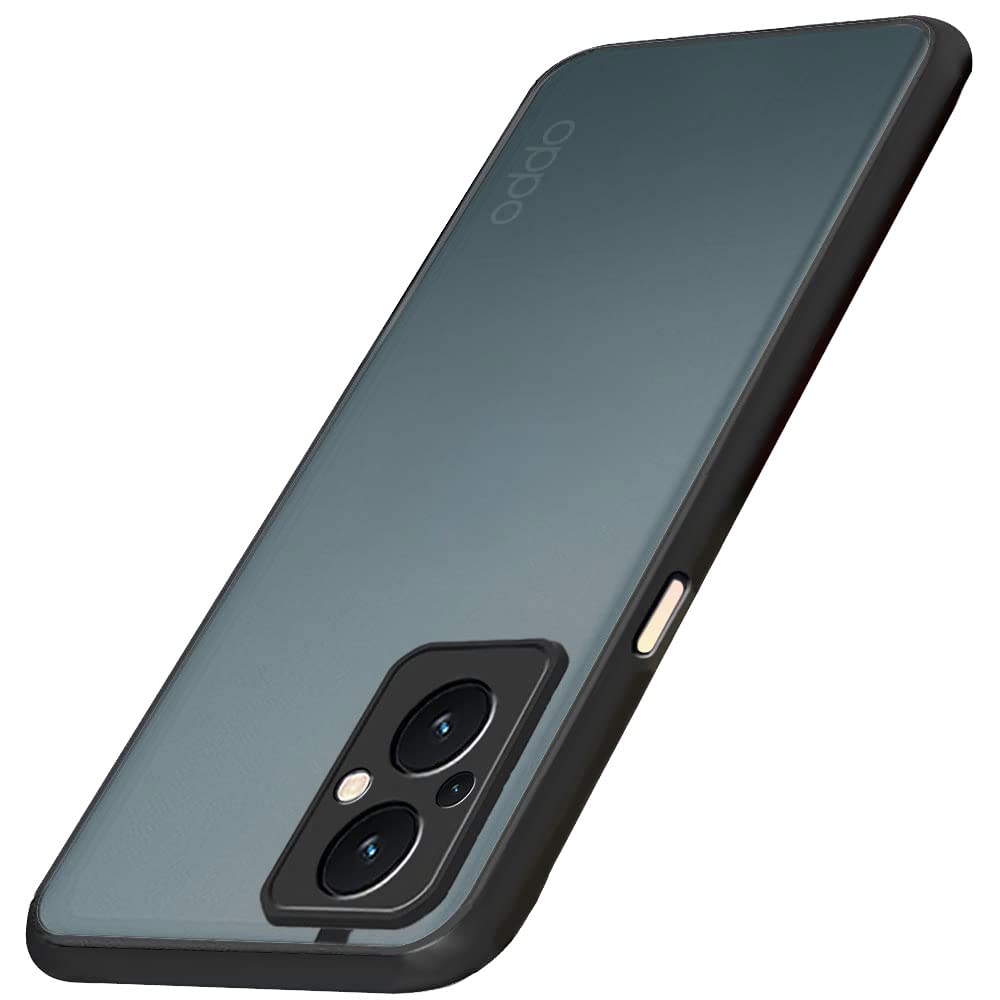 TheGiftKart Translucent Hybrid Back Cover Case For Oppo F21 Pro 5G/F21S Pro 5G|Smoked Matte Back|360 Degree Protection|Protective Hard Back Case (Tpu + Pc|Pc, Tpu|Black Bumper) (B09YCQ88NV) Amazon Price History, Amazon Price Tracker