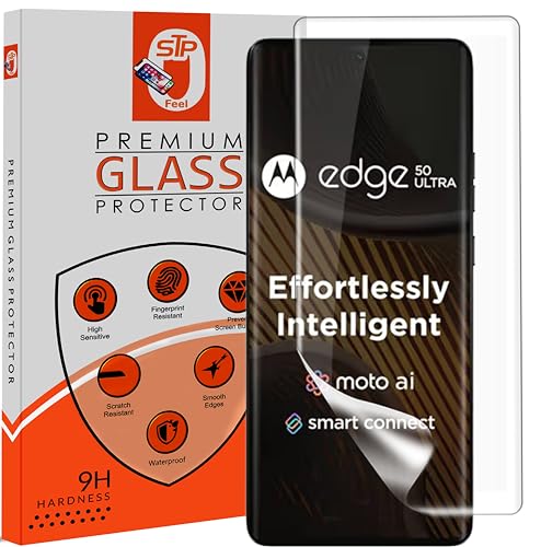 Image of STP FEEL 1 Pack Unbreakable Membrane Screen Protector Guard Compatible For Motorola Edge 50 / Edge 50 Pro /Edge 50 Ultra | Hydrogel Membrane Ultra Smooth Touch with Finger Print Support