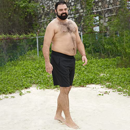 BRISIRA Big and Tall Mens Swim Trunks Swim Shorts Compression Liner Swimsuit Bathing Suit Board Shorts 1X-6X4