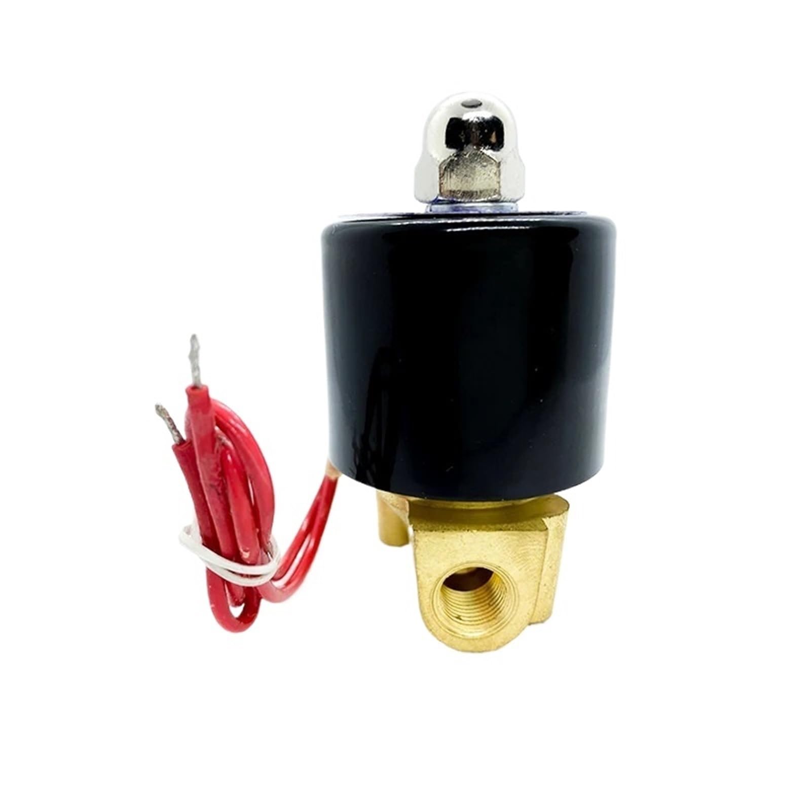 1/8" Normally Closed Brass Electric Solenoid Valve 110VAC 380VAC 220VAC 24VDC 12VDC Solenoid Valve(BSP_220VAC)