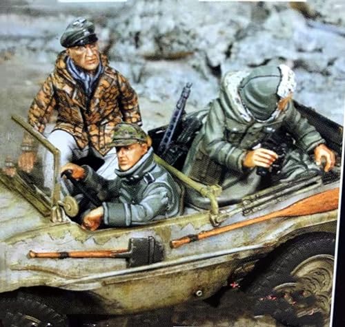 Maquette Allemande 1/35 Soldat Conducteur de Voiture Résine