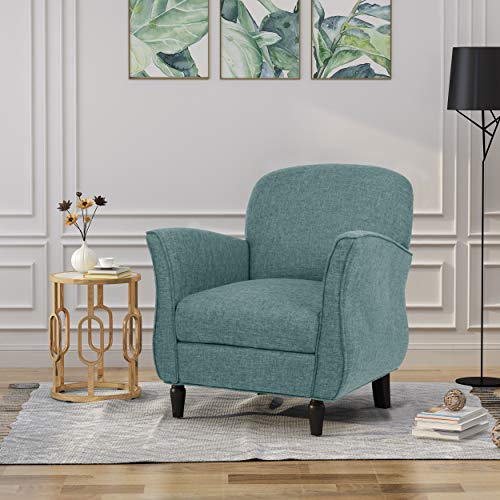 Christopher Knight Home Crew Traditional Tweed Armchair, Teal, Navy Blue - Image 3