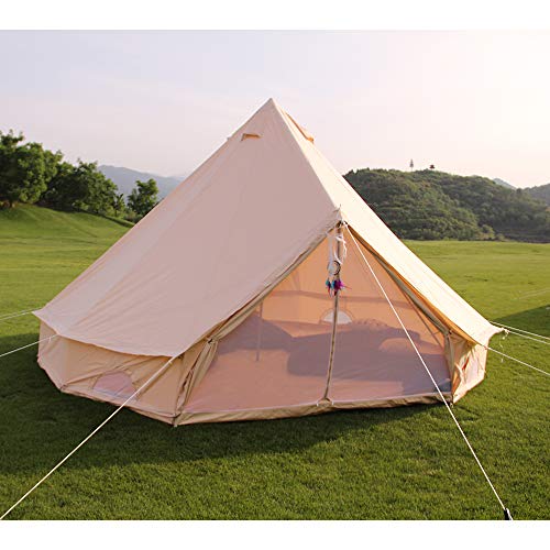 Carpa campamento algodón Playdo 4 estaciones 4 personas miniatura 4