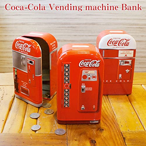 Amazon.co.jp: コカコーラ ベンディングマシーン型 貯金箱 B 自動販売