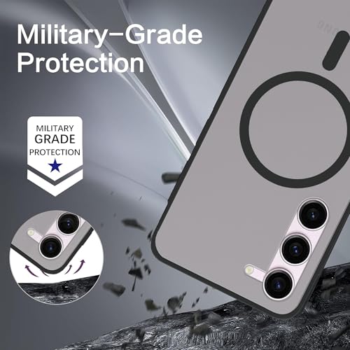 Image of amazon basics Luxury Paper Thin Case Cover for Samsung Galaxy S23 5G | Matte Finish | Compatible with magsafe | (Black, Samsung Galaxy S23 5G)
