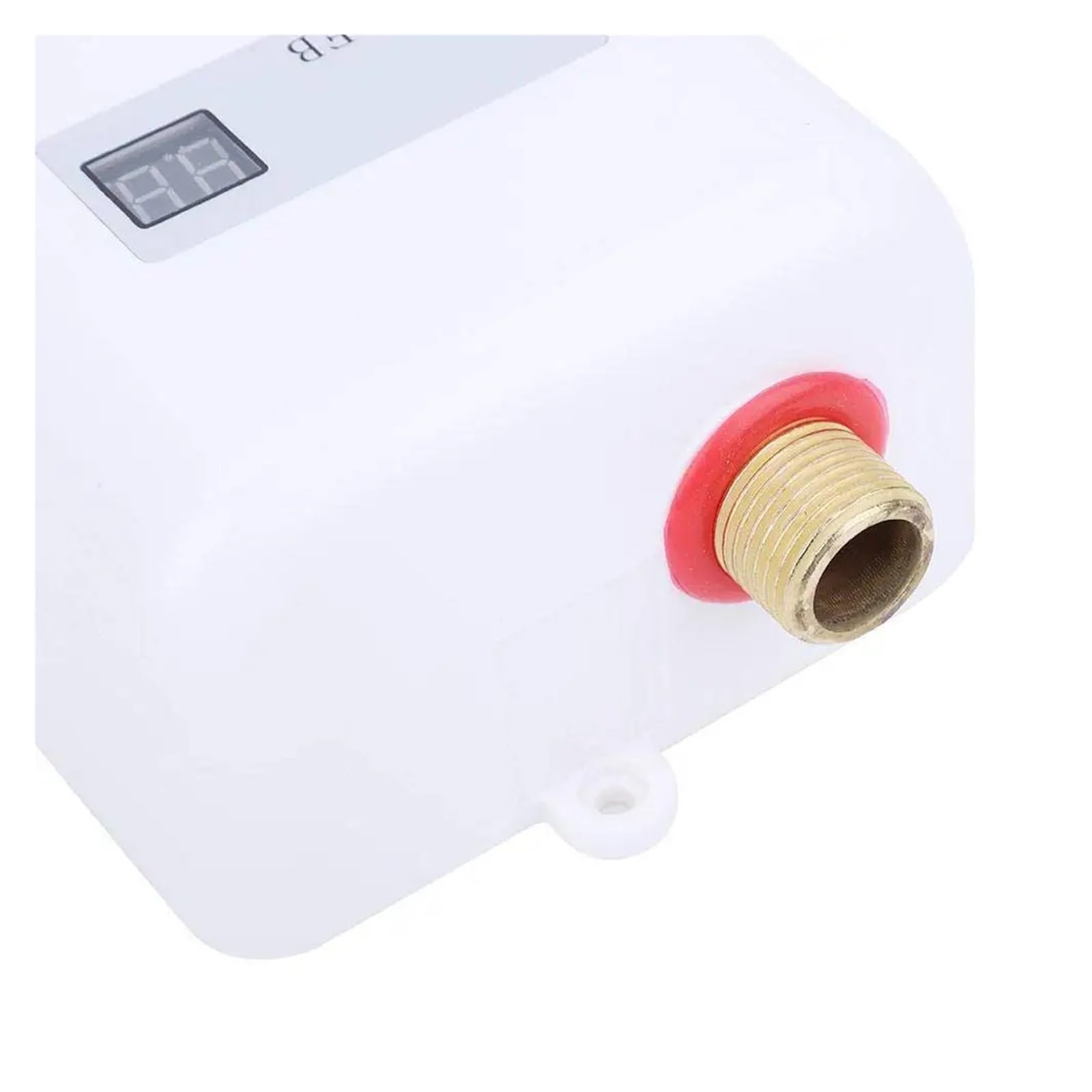 3800W Bezzbiornikowy Elektryczny Podgrzewacz Wody Łazienka Kuchnia Natychmiastowy Podgrzewacz Wody Wyświetlacz Temperatury Ogrzewanie Prysznic Uniwersalny Kompaktowy i trwały(Golden)