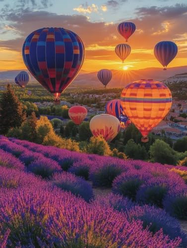 5D Diamond Painting Coucher De Soleil : Un Instant Évasion et Sérénité à Créer