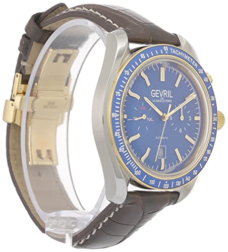 Gevril Men's Lenox Swiss Automatic Watch, Genuine Italian Leather Strap3