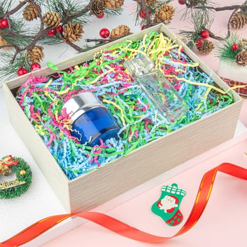 Image of Caleihd Crinkle Cut Paper Shred Filler Gift Cushion Streamer 4 Mix Color