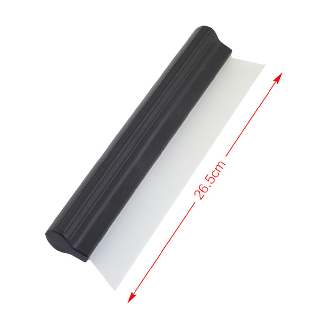 HEALEEP Car Body Window Squeegee Flexible Silicone Wiper for Car and Bathroom Mirror Cleaning Non- Grip for Shower Doors and Black