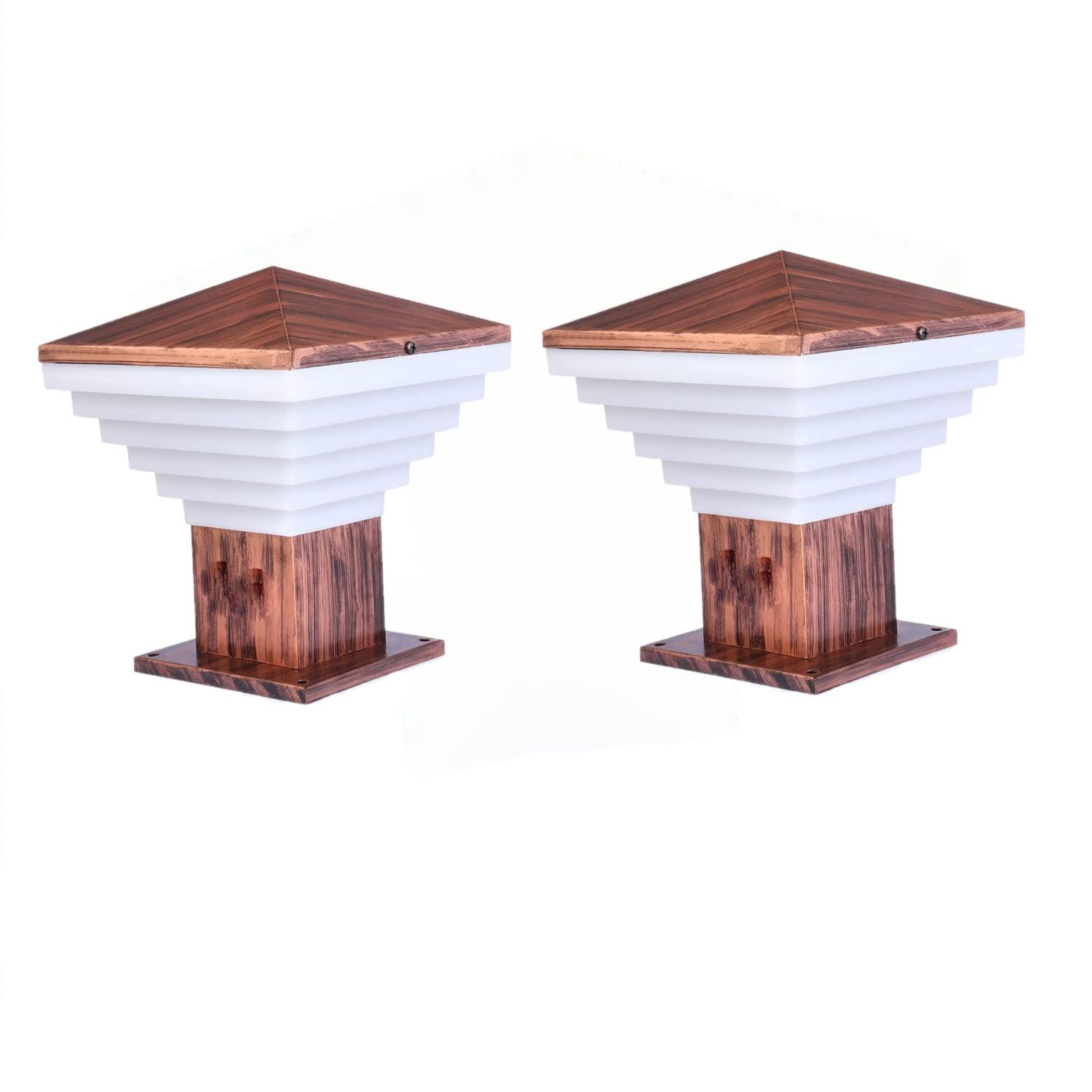 Light4Life Unbreakable Glass Rust-Resistant Waterproof Garden/Home/Pillar Gate Light/Lamp Pack of-2 (B0BFLY3L28) Amazon Price History, Amazon Price Tracker
