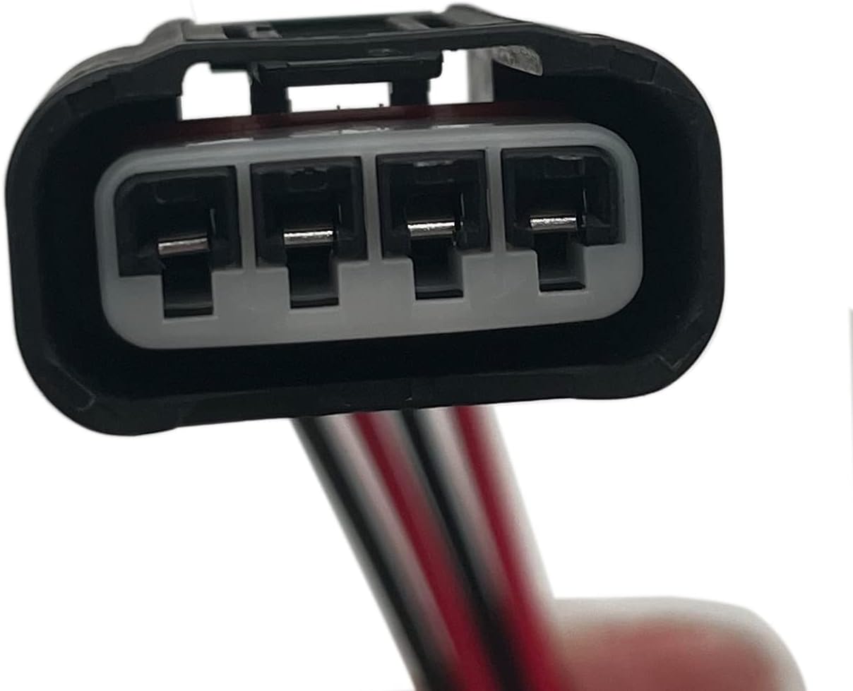 4Pcs Ignition Coil Connector Compatible with Toyota Camry Corolla Highlander, Scion tC,Sienna - Replace 90980-11885 Ignition Coil Female Connector Plug Harness Pigtail