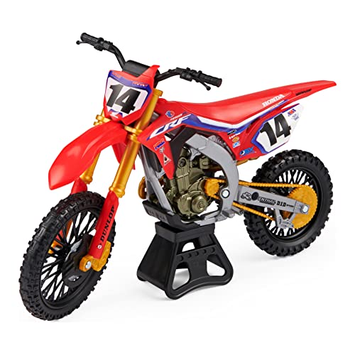 Supercross, Authentic Cole Seely 1:10 Scale Collector Die-Cast Motorcycle Replica with Display Stand