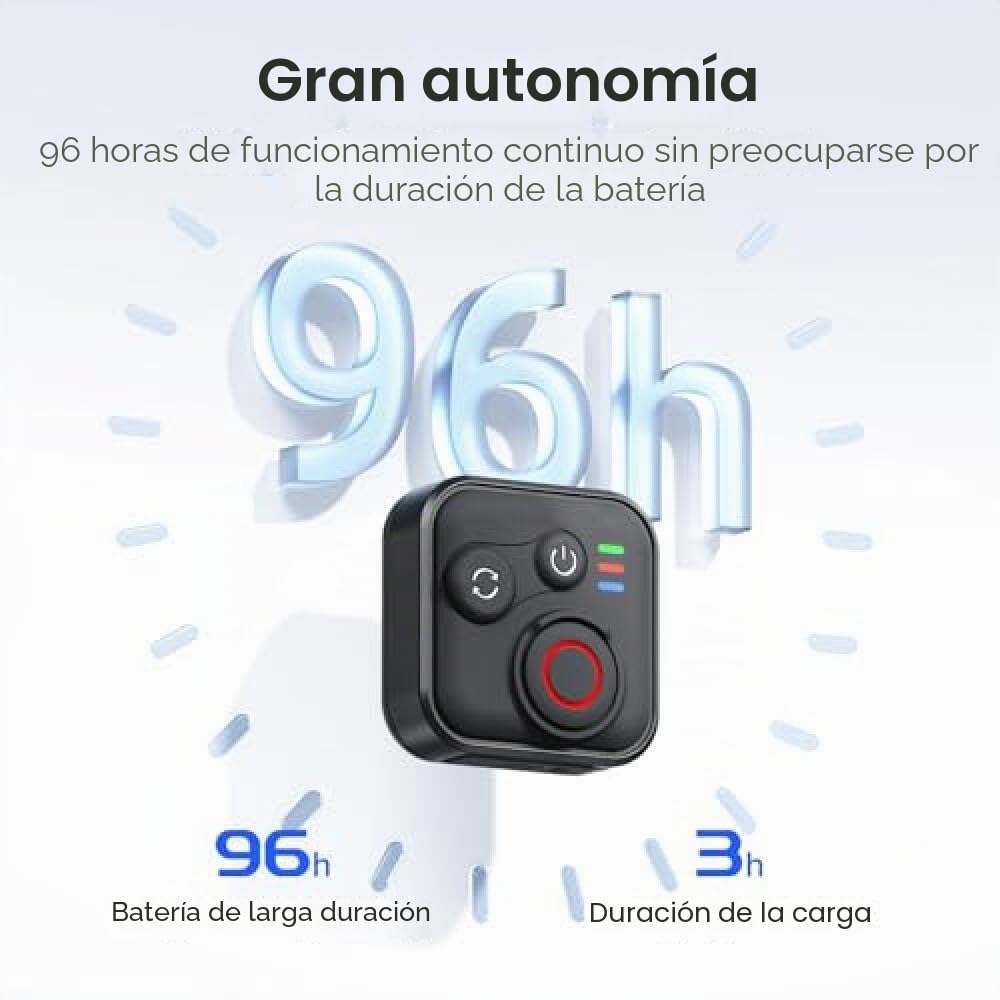 Mando a distancia Bluetooth para Insta360 X5/X4/X3/Ace Pro 2/Ace Pro/GO3S/GO3/Hero 13/12/11, compatible con teléfonos inteligentes iOS/Android, alcance de 50 m, IPX8 impermeable, batería 96H, carga