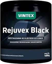 Revitalizador Parachoque E Plásticos Rejuvex 400g Vintex Black Edition