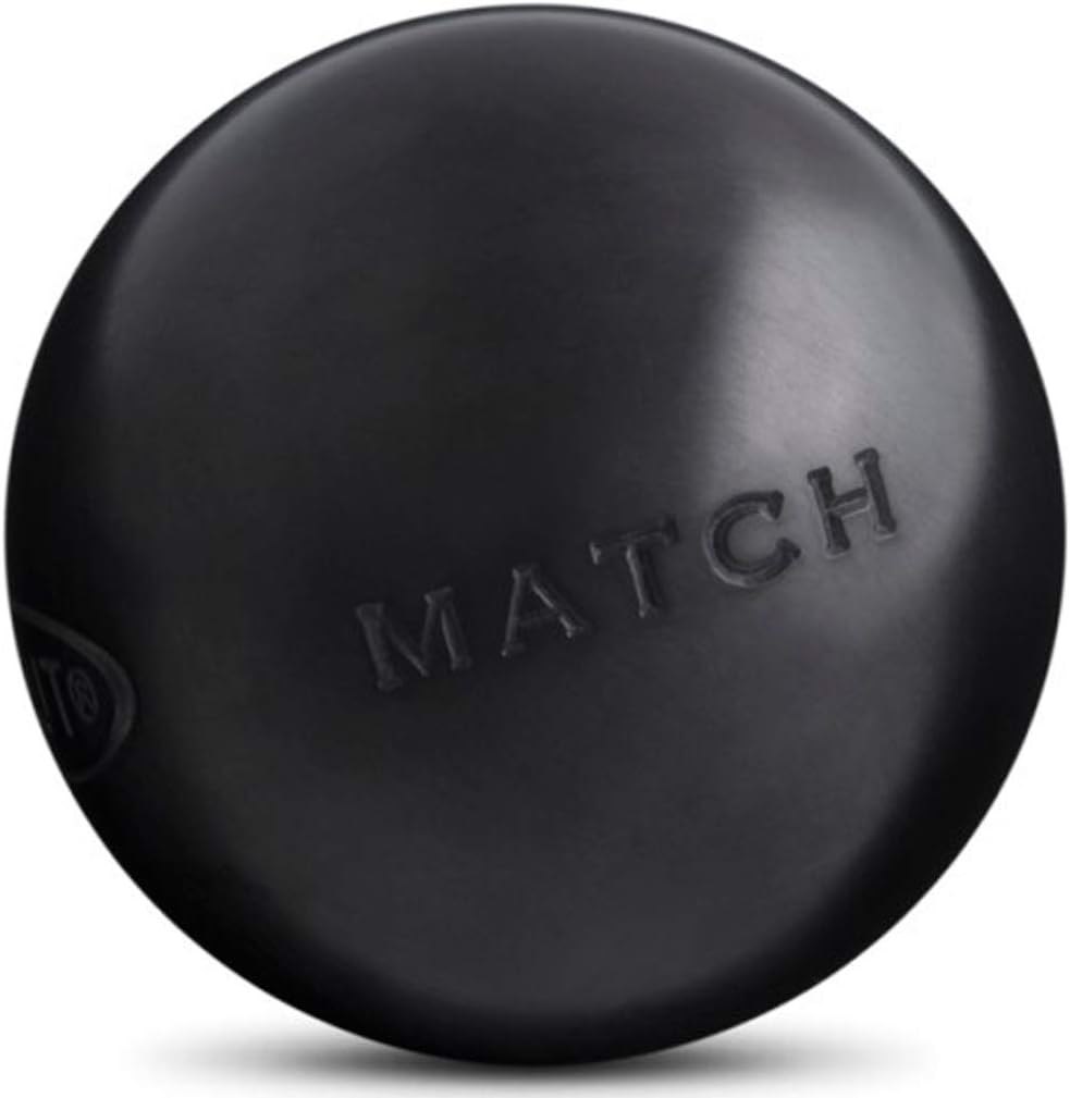 Obut - Match - Black Petanque Balls - 74mm