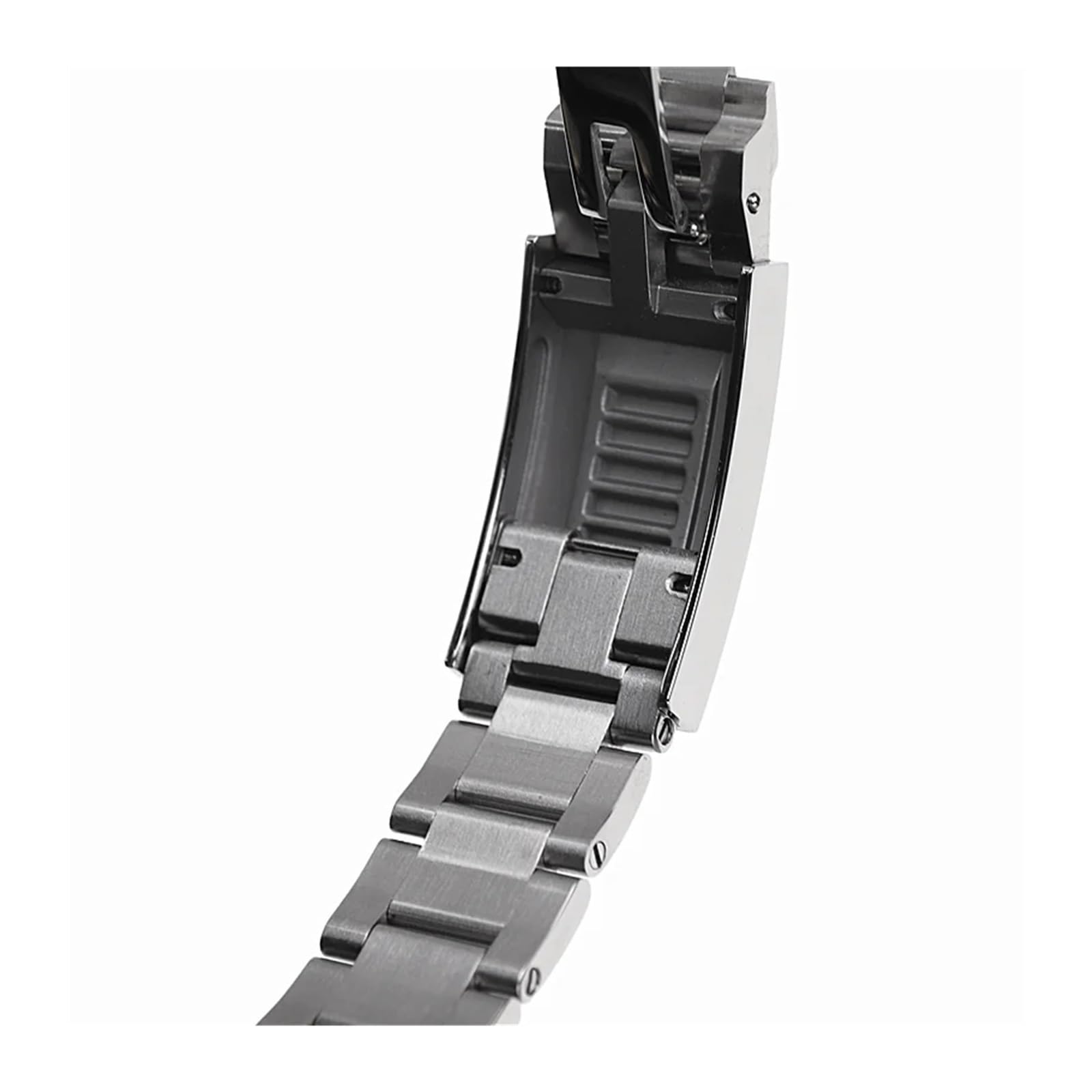Caja de reloj con esfera de 28,5 mm con correa de cristal de zafiro compatible con movimiento Nh35 Nh36