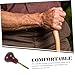 GARVALON Solid Wood Cane Stick Handle Replacement Ergonomic Walking Cane Head Polished Knob