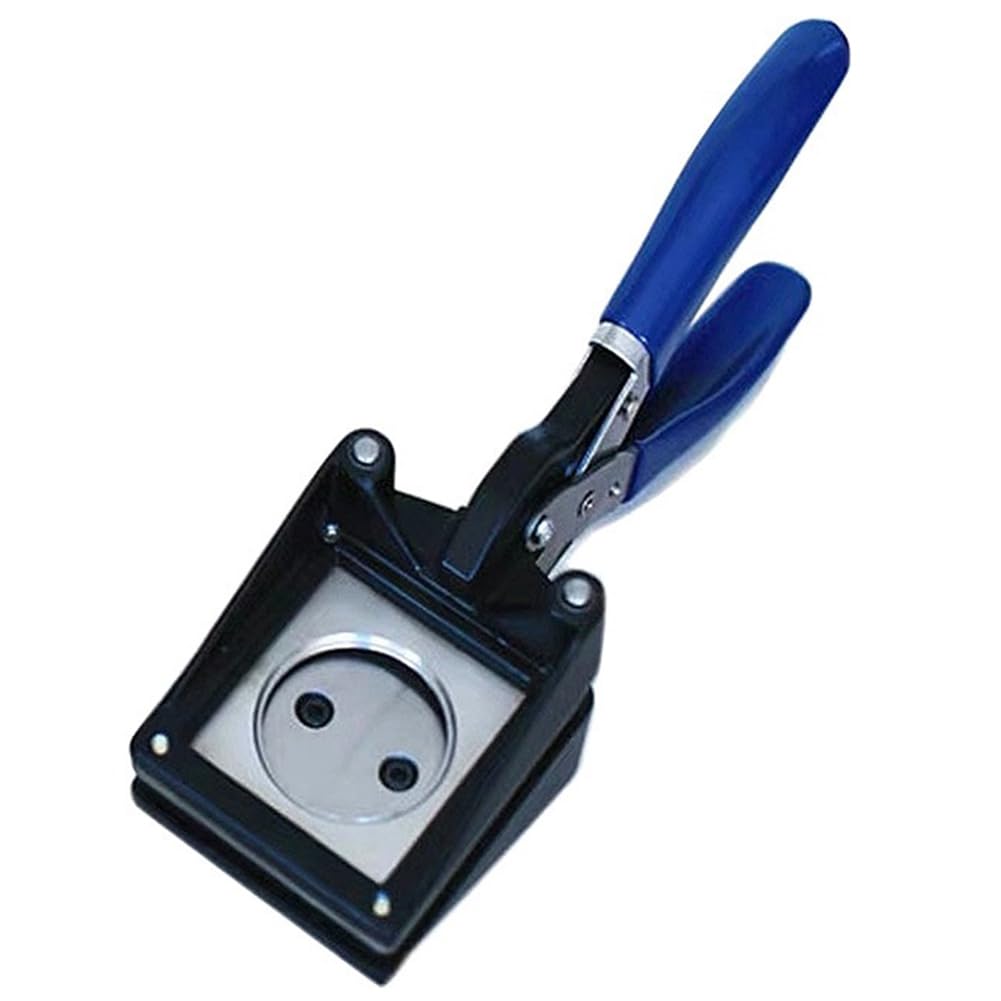 Giwfbqtr Handheld Manual Circular 44Mm Punch Die Cutter Photo Cutter Punch Die Cutter