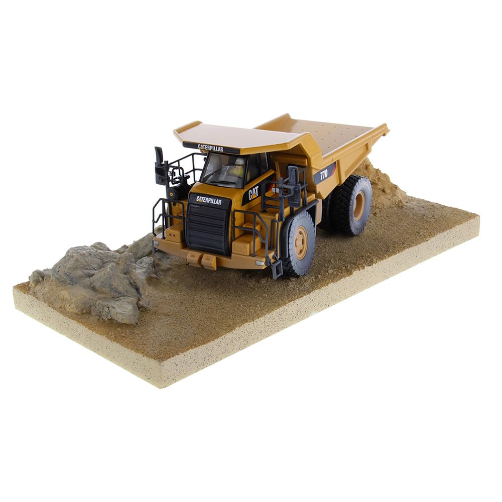 Camión todoterreno Caterpillar 770 de Diecast Masters, escala 1:50, serie Weathered, Cat Trucks, equipo de construcción, modelo 85756