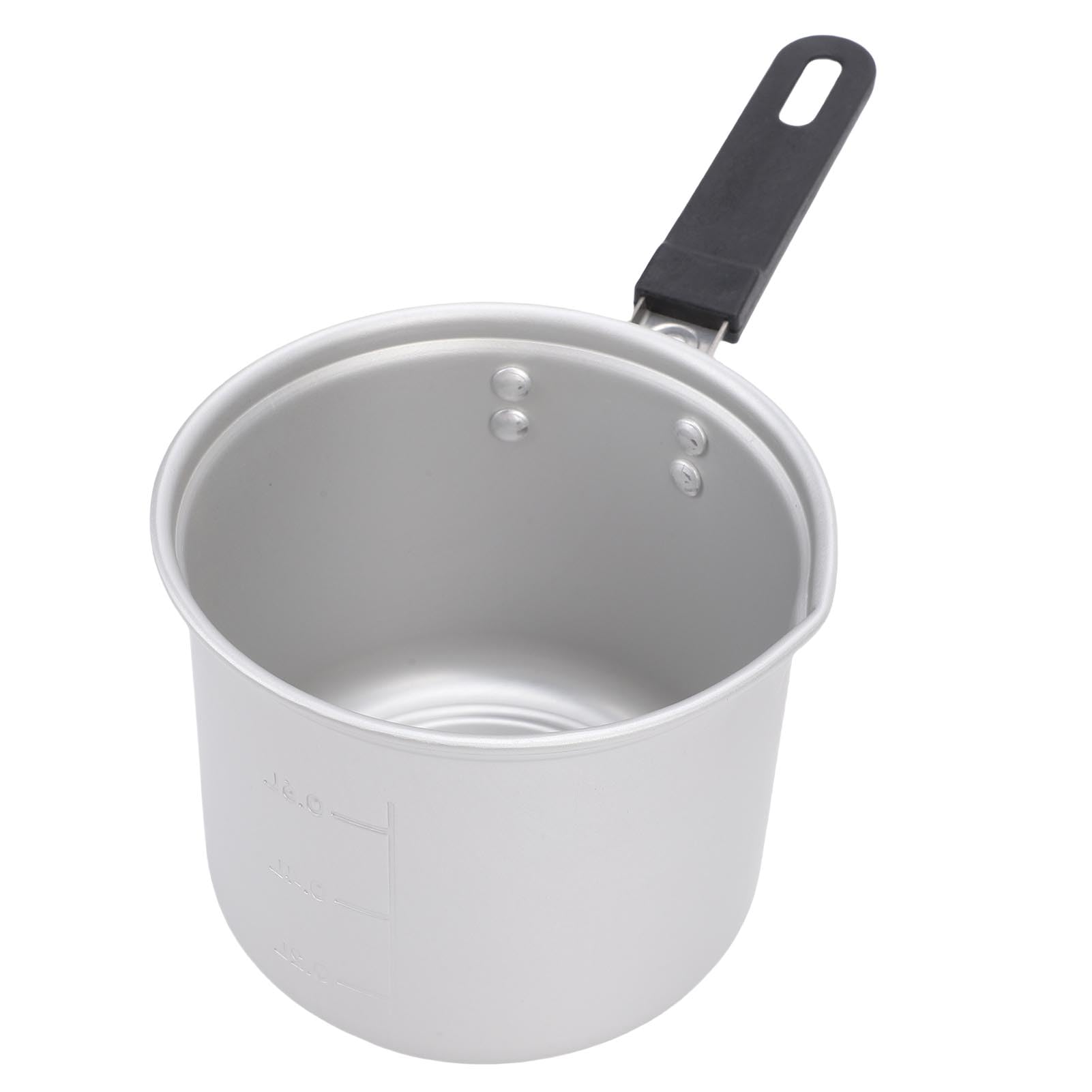 Olla Plegable para Acampar, Olla de Cocina portátil Ligera con Tapa y Mango Plegable para Acampar al Aire, mochilero y Senderismo