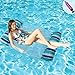 u/d Amaca Piscina Adulto Gonfiabile Galleggiante da Piscina Materassino Estate Acqua Amaca Reclinabile Lettino Per Adulti e Bambini,con Pompa d'aria(blu e verde)
