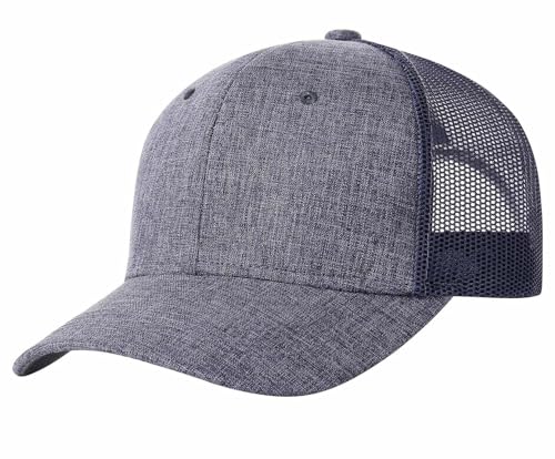 Image of TSSGBL M, L, XL, XXL Snapback Trucker Hats Baseball Caps Adjustable Blank Mesh Back Ball Caps for Men Women