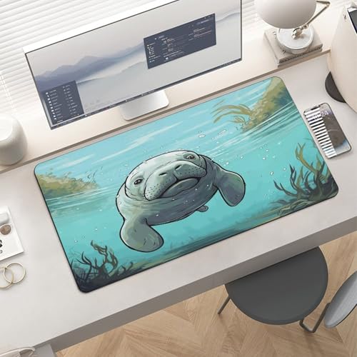 Alfombrilla Crazy Save Manatee para Escritorio 60x30 cm miniatura 6