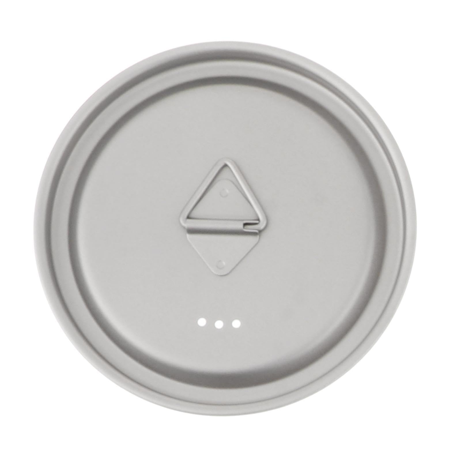 Nsaroche Titanium Lid for Coffee Cup, Drink Cup, Tableware, for Camping, Pot, BBQ, Water Glass, Hiking, Multi, 95mm