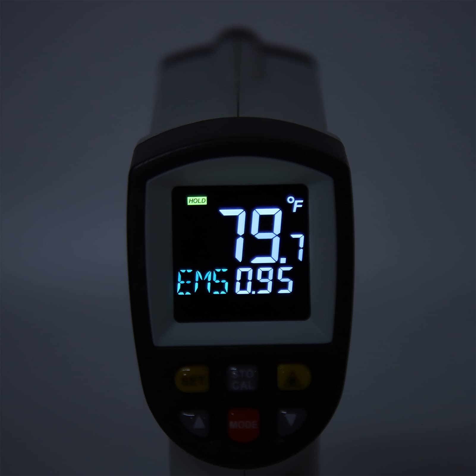 Termometro a infrarossi GM750 Pistola di temperatura digitale LCD portatile con spegnimento automatico per uso industriale Materiale ABS durevole