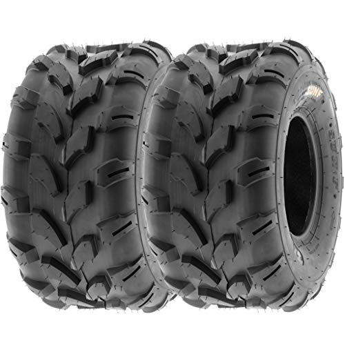 SunF 20x10-8 20x10x8 ATV UTV Tires 6 PR Tubeless A003 [Set of 2]