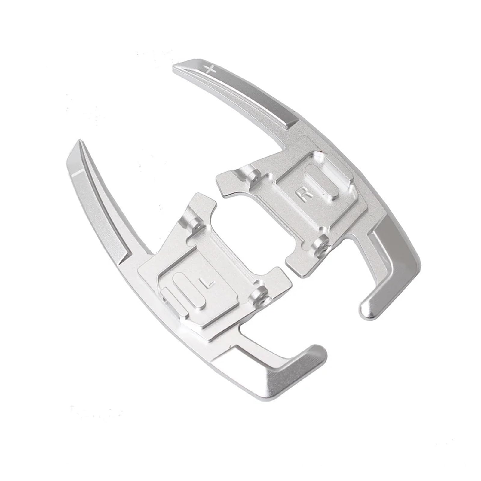 Xxiucj Silver Car Paddle Shifter Extensions For Vw For Golf For Gti R For Gtd For Gte For Mk7 For Polo For 2X Steering Wheel Shift Paddle Shifter(Silver)