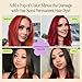 INH Semi Permanent Hair Color | Color Depositing Conditioner | Ruby Red Hair Dye | No Bleach & No Peroxide Temporary Tint for Women & Men | Vegan, Ammonia Free, & Sulfate Free | Ready to Use, 6oz