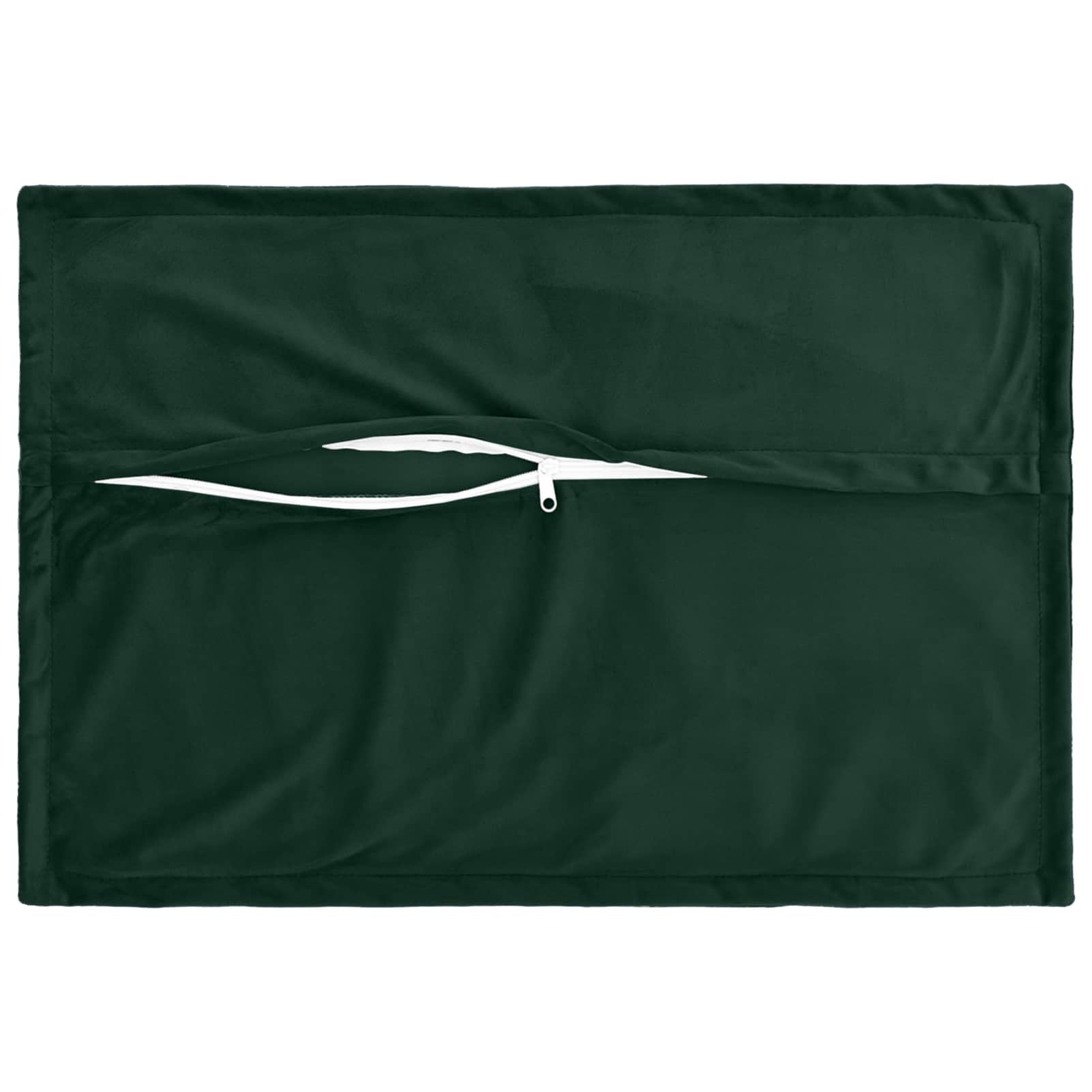 Gecheer Kissenbezug, Samt mit Reißverschluss abnehmbar waschbar, 6 Stück 50x70 cm Dunkelgrün for Wohnzimmer Schlafzimmer Deko